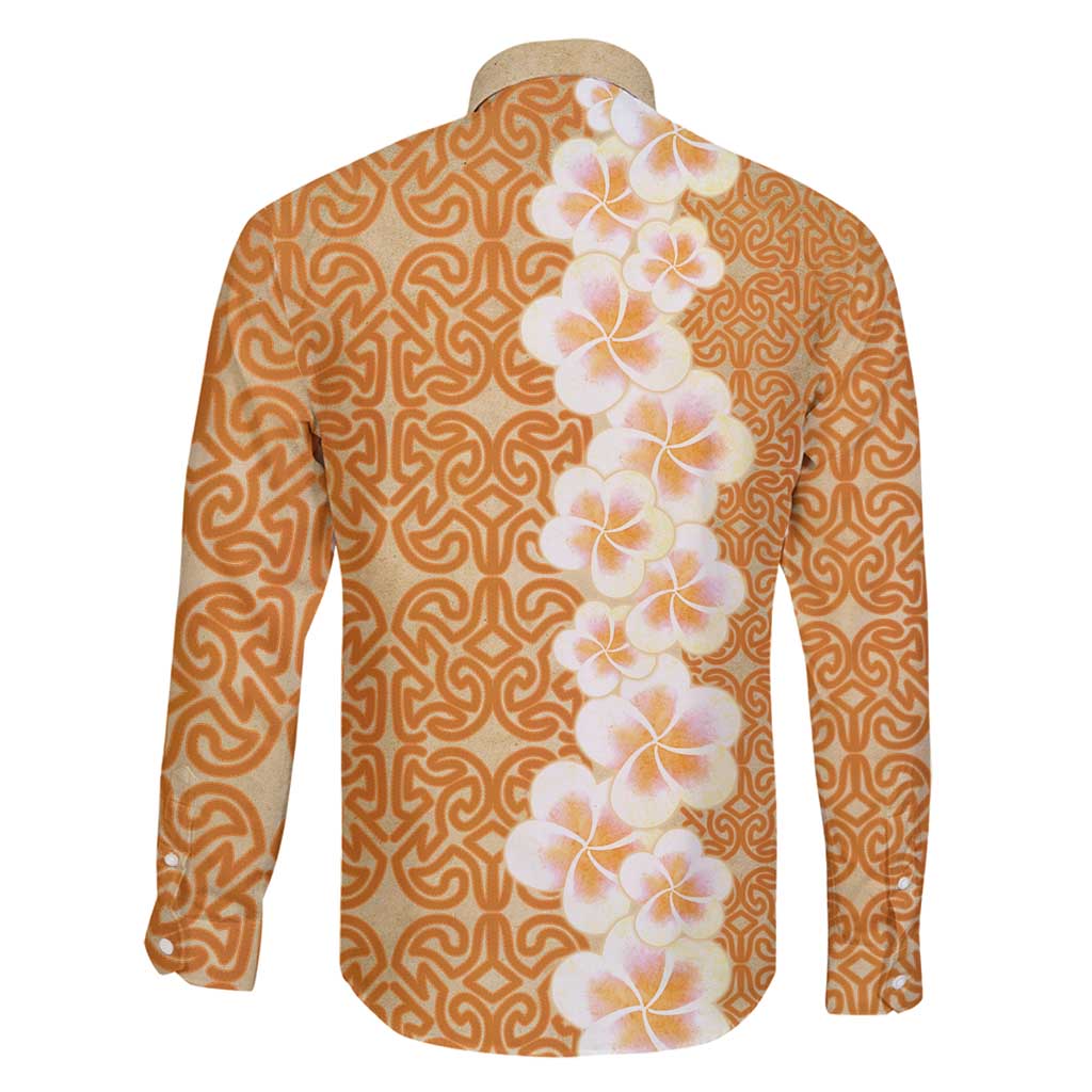 Personalised Tufi Tapa and Tattoo Festival Family Matching Mermaid Dress and Hawaiian Shirt Oro Tapa Cloth With Plumeria LT14 - Polynesian Pride