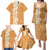 Personalised Tufi Tapa and Tattoo Festival Family Matching Puletasi and Hawaiian Shirt Oro Tapa Cloth With Plumeria - Polynesian Pride