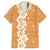 Personalised Tufi Tapa and Tattoo Festival Hawaiian Shirt Oro Tapa Cloth With Plumeria - Polynesian Pride