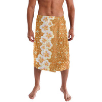 Personalised Tufi Tapa and Tattoo Festival Lavalava Oro Tapa Cloth With Plumeria - Polynesian Pride