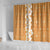 Personalised Tufi Tapa and Tattoo Festival Shower Curtain Oro Tapa Cloth With Plumeria - Polynesian Pride