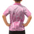 Personalised Polynesia Breast Cancer Awareness Hawaiian Shirt No One Fights Alone Turtle Ribbon - Pink Version