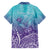 Polynesia Suicide Prevention Month Family Matching Tank Maxi Dress and Hawaiian Shirt Butterfly Purple And Teal Ribbon Tomorrow Needs You