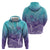 Polynesia Suicide Prevention Month Zip Hoodie Butterfly Purple And Teal Ribbon Tomorrow Needs You