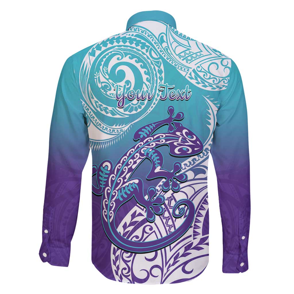Personalised New Zealand Suicide Prevention Month Family Matching Long Sleeve Bodycon Dress and Hawaiian Shirt You Matter NZ Fern With Maori Koru Lizard