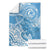 Personalised New Zealand Autism Awareness Blanket NZ Fern With Maori Koru Lizard