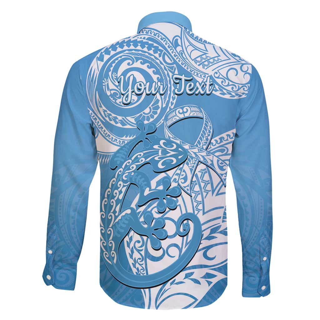 Personalised New Zealand Autism Awareness Family Matching Mermaid Dress and Hawaiian Shirt NZ Fern With Maori Koru Lizard LT14 - Polynesian Pride