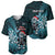 Personalised New Zealand Darts Christmas Baseball Jersey Maori Fern Merry Dartsmas - Polynesian Pride