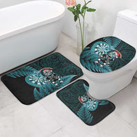 New Zealand Darts Christmas Bathroom Set Maori Fern Merry Dartsmas - Polynesian Pride