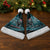 Personalised New Zealand Darts Christmas Santa Hat Maori Fern Merry Dartsmas - Polynesian Pride