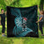 New Zealand Darts Christmas Quilt Maori Fern Merry Dartsmas - Polynesian Pride