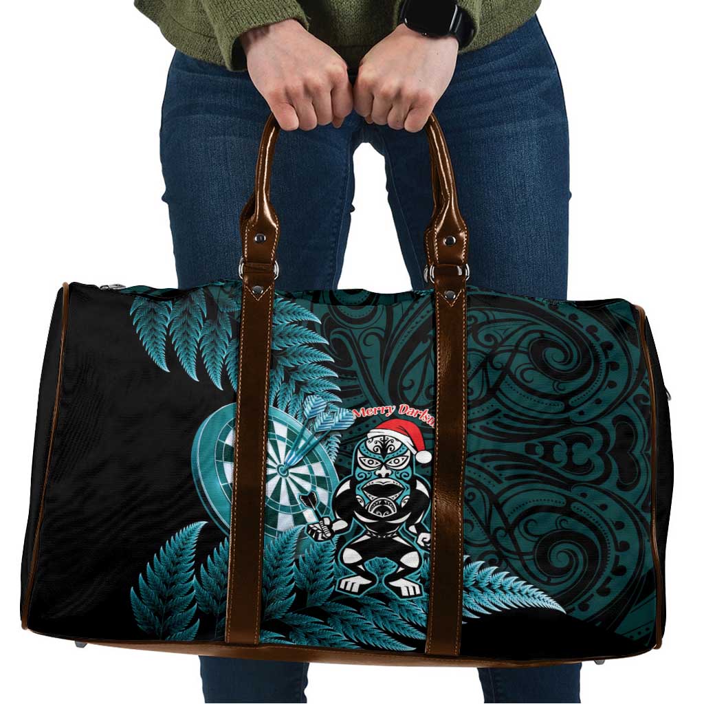New Zealand Darts Christmas Travel Bag Maori Fern Merry Dartsmas - Polynesian Pride