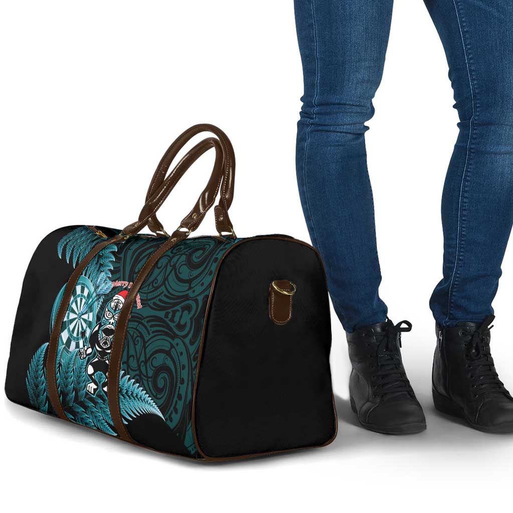 New Zealand Darts Christmas Travel Bag Maori Fern Merry Dartsmas - Polynesian Pride