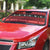 New Zealand Darts Christmas Auto Sun Shade Merry Xmas Aotearoa Maori Red - Polynesian Pride
