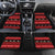 New Zealand Darts Christmas Car Mats Merry Xmas Aotearoa Maori Red - Polynesian Pride