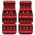 New Zealand Darts Christmas Car Mats Merry Xmas Aotearoa Maori Red - Polynesian Pride