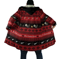 New Zealand Darts Christmas Cloak Merry Xmas Aotearoa Maori Red - Polynesian Pride