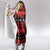 New Zealand Darts Christmas Hooded Blanket Merry Xmas Aotearoa Maori Red - Polynesian Pride