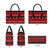 New Zealand Darts Christmas Leather Bag Merry Xmas Aotearoa Maori Red - Polynesian Pride