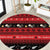 New Zealand Darts Christmas Round Carpet Merry Xmas Aotearoa Maori Red - Polynesian Pride