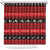 New Zealand Darts Christmas Shower Curtain Merry Xmas Aotearoa Maori Red - Polynesian Pride