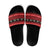 New Zealand Darts Christmas Slide Sandals Merry Xmas Aotearoa Maori Red - Polynesian Pride