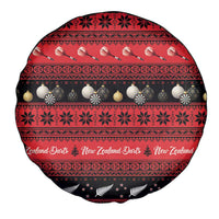 New Zealand Darts Christmas Spare Tire Cover Merry Xmas Aotearoa Maori Red - Polynesian Pride