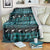 New Zealand Darts Christmas Blanket Merry Xmas Aotearoa Maori Paua Shell - Polynesian Pride