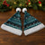 New Zealand Darts Christmas Santa Hat Merry Xmas Aotearoa Maori Paua Shell - Polynesian Pride