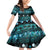 New Zealand Darts Christmas Family Matching Off Shoulder Short Dress and Hawaiian Shirt Merry Xmas Aotearoa Maori Paua Shell - Polynesian Pride