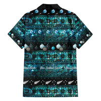 New Zealand Darts Christmas Hawaiian Shirt Merry Xmas Aotearoa Maori Paua Shell - Polynesian Pride