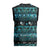 New Zealand Darts Christmas Knitted V-Neck Vest Merry Xmas Aotearoa Maori Paua Shell - Polynesian Pride