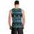 New Zealand Darts Christmas Men Tank Top Merry Xmas Aotearoa Maori Paua Shell - Polynesian Pride