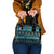 New Zealand Darts Christmas Shoulder Handbag Merry Xmas Aotearoa Maori Paua Shell - Polynesian Pride
