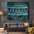 New Zealand Darts Christmas Tapestry Merry Xmas Aotearoa Maori Paua Shell - Polynesian Pride