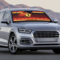 Papua New Guinea Christmas Auto Sun Shade Bikpela hamamas blong dispela Krismas - Polynesian Pride