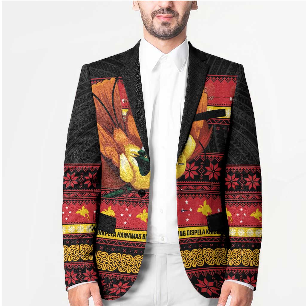 Papua New Guinea Christmas Blazer Bikpela hamamas blong dispela Krismas - Polynesian Pride