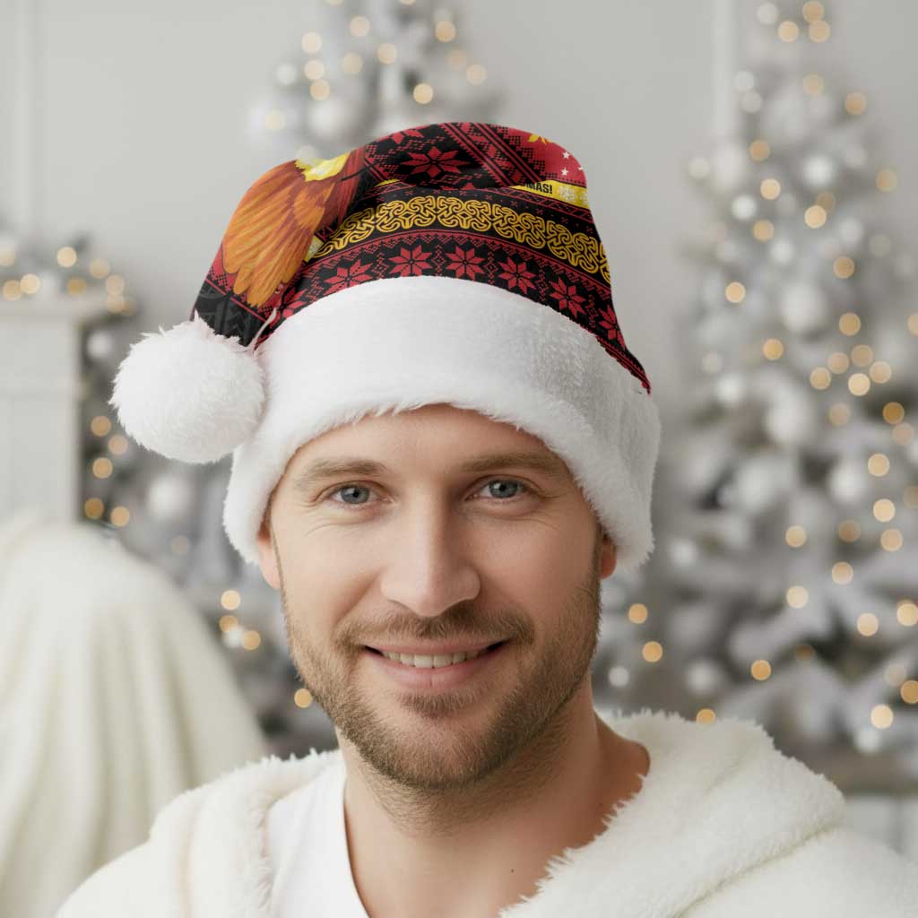 Papua New Guinea Christmas Santa Hat Bikpela hamamas blong dispela Krismas - Polynesian Pride