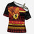 Papua New Guinea Christmas Cross Shoulder Shirt Bikpela hamamas blong dispela Krismas - Polynesian Pride