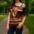 Papua New Guinea Christmas Cross Shoulder Shirt Bikpela hamamas blong dispela Krismas - Polynesian Pride