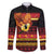 Papua New Guinea Christmas Family Matching Off The Shoulder Long Sleeve Dress and Hawaiian Shirt Bikpela hamamas blong dispela Krismas - Polynesian Pride