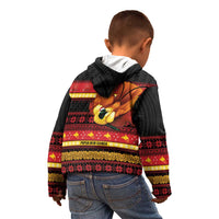 Papua New Guinea Christmas Kid Hoodie Bikpela hamamas blong dispela Krismas - Polynesian Pride