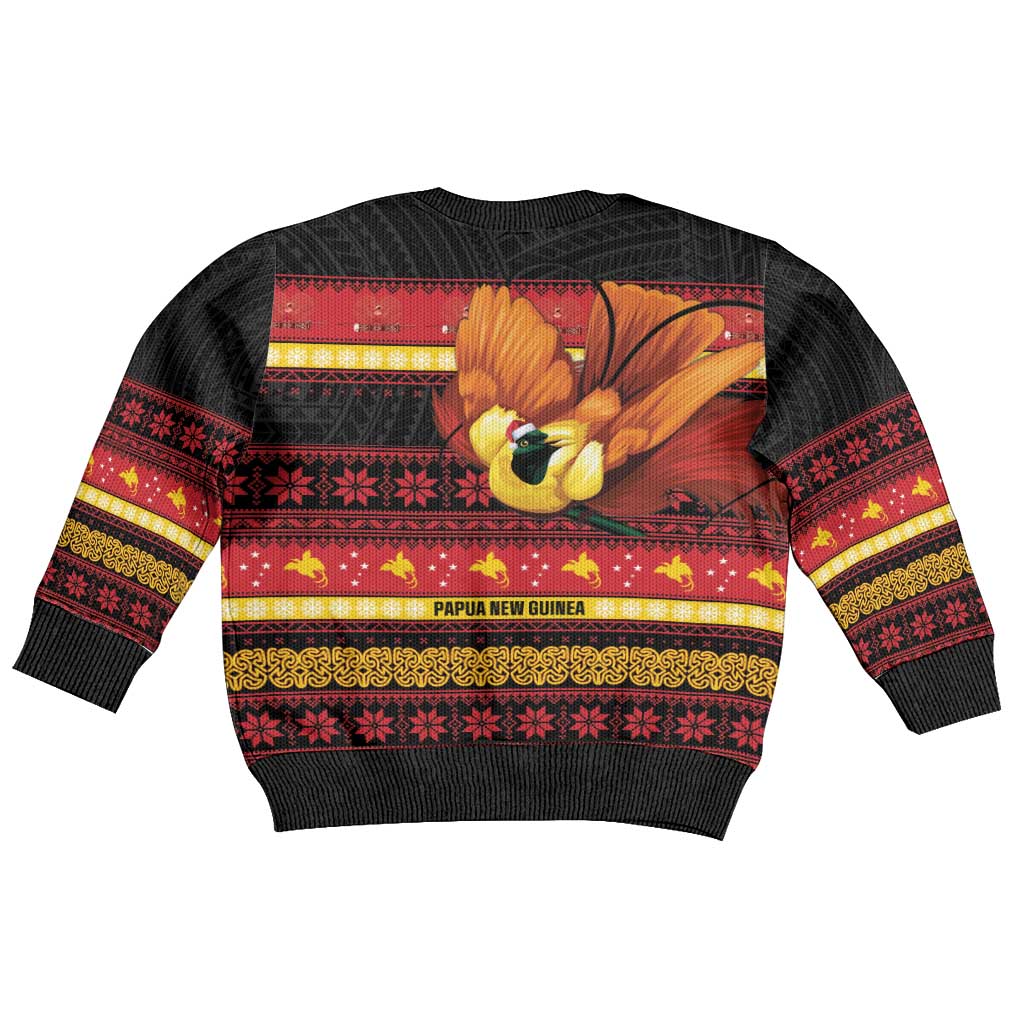 Papua New Guinea Christmas Kid Ugly Christmas Sweater Bikpela hamamas blong dispela Krismas - Polynesian Pride