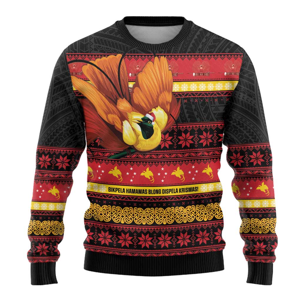 Papua New Guinea Christmas Ugly Christmas Sweater Bikpela hamamas blong dispela Krismas - Polynesian Pride
