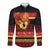 Papua New Guinea Christmas Long Sleeve Button Shirt Bikpela hamamas blong dispela Krismas - Polynesian Pride