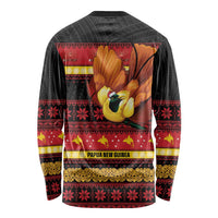 Papua New Guinea Christmas Long Sleeve Shirt Bikpela hamamas blong dispela Krismas - Polynesian Pride