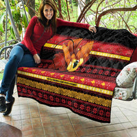 Papua New Guinea Christmas Quilt Bikpela hamamas blong dispela Krismas - Polynesian Pride