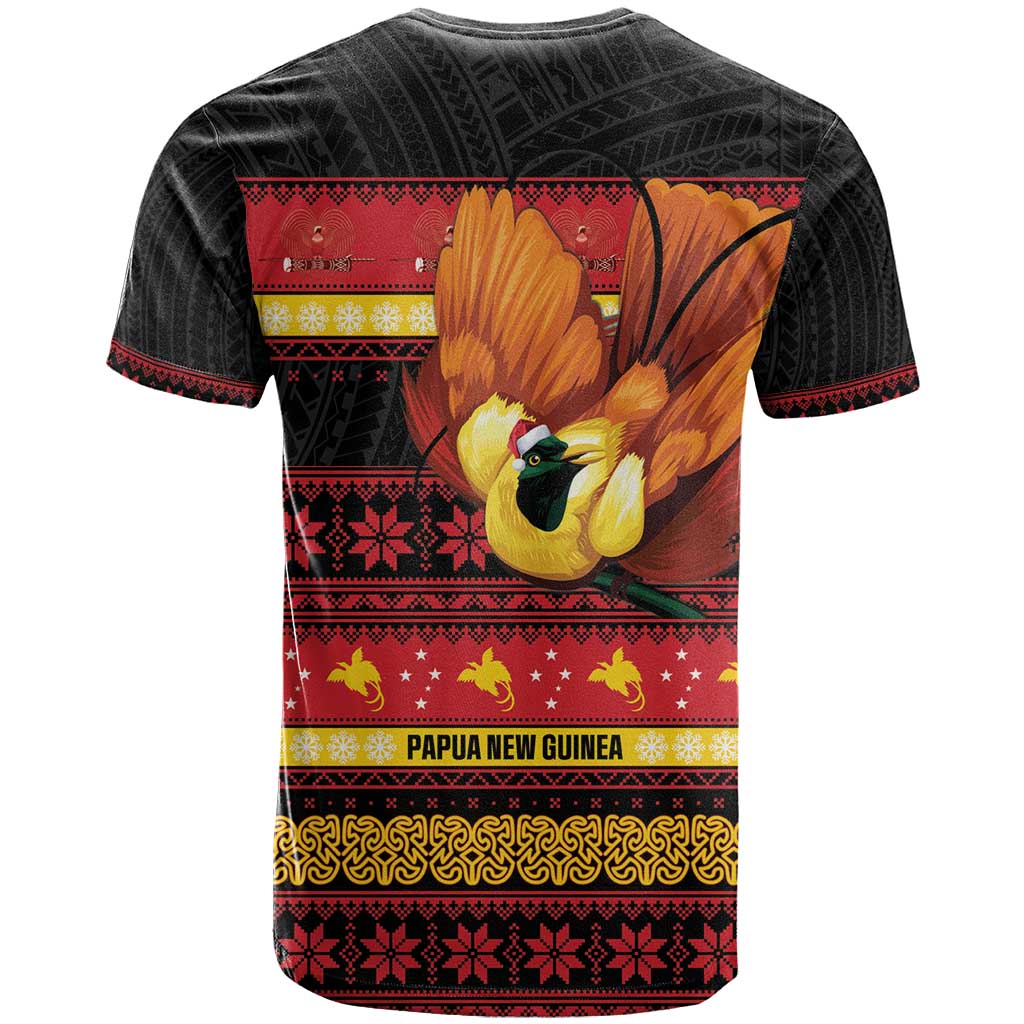 Papua New Guinea Christmas T Shirt Bikpela hamamas blong dispela Krismas - Polynesian Pride