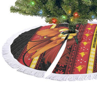 Papua New Guinea Christmas Tree Skirt Bikpela hamamas blong dispela Krismas - Polynesian Pride