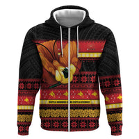 Papua New Guinea Christmas Zip Hoodie Bikpela hamamas blong dispela Krismas - Polynesian Pride
